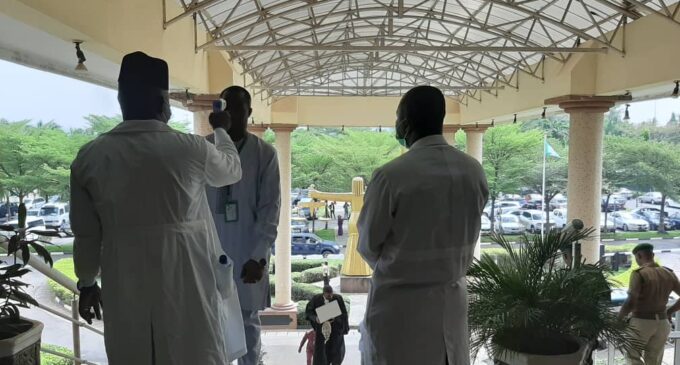 PHOTOS: No screening, no entry at Abuja court