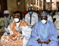 PHOTOS: Bauchi gov ignores social distancing — hours after recovering from COVID-19