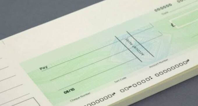 CBN lifts suspension on cheque clearing