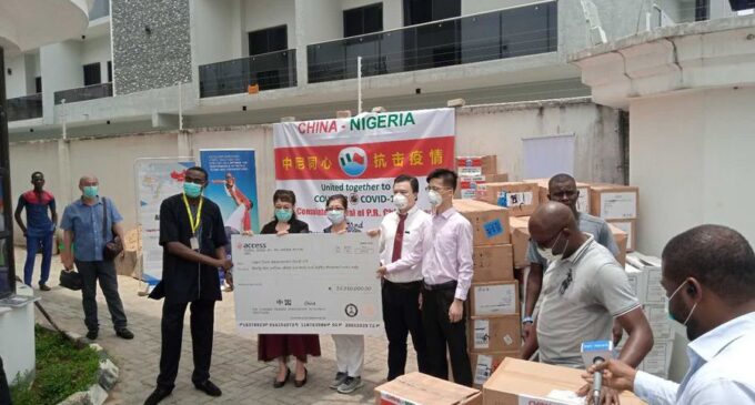 COVID-19: China donates medical supplies to Lagos