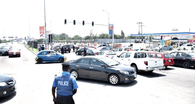 PHOTOS: Residents defy lockdown order in Lagos, Abuja