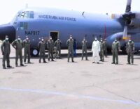 PHOTOS: Air force distributes oxygen tanks to COVID-19 isolation centres