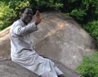 WATCH: TB Joshua visits prayer mountain over COVID-19