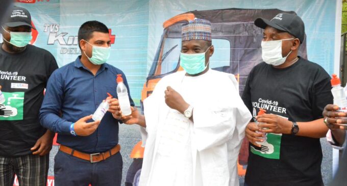 Simba TVS distributes ‘safety and hygiene packs’ to Keke riders