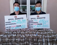 EFCC arrests two Chinese who ‘offered N100m bribe’ to cover up an investigation