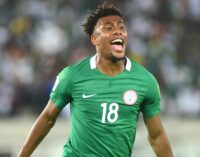 Iwobi: Scoring goal that sent Eagles to 2018 World Cup, my happiest football memory