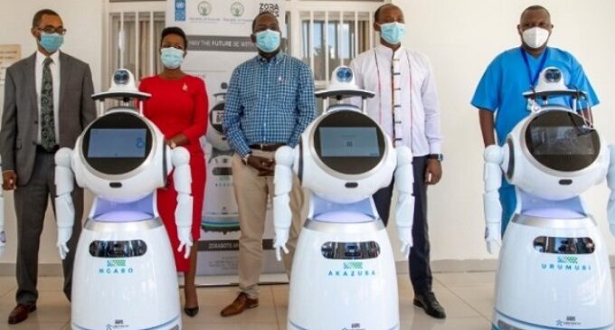 COVID-19: Rwanda takes delivery of robots that can screen ‘150 people per minute’