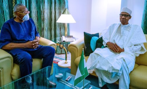 PHOTOS: Buhari plays host to TY Danjuma — after years of ‘cold war’