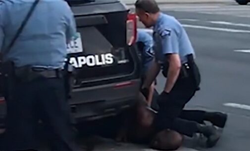 Black man dies in US after police officer knelt on his neck