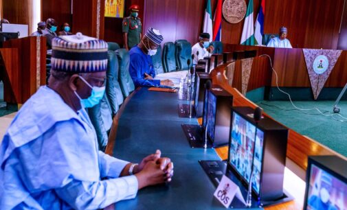 PHOTOS: Gambari, chief of staff, attends first FEC meeting
