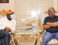 ‘Obaseki was disqualified by someone who doesn’t have a certificate’ — Wike taunts Oshiomhole