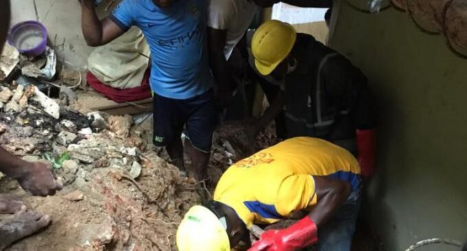 Two children found dead in Lagos collapsed building
