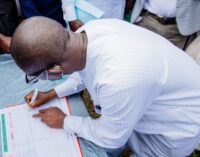 PHOTOS: When Akeredolu’s deputy picked his PDP membership card