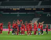 Bayern Munich win 8th successive Bundesliga title after beating Bremen
