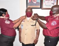 FRSC spokesman decorated with new rank