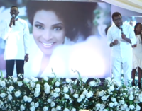 VIDEO: Ituah Ighodalo bids wife farewell in candlelight service