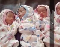 EXTRA: Mother of 13 gives birth to quadruplets in Zaria