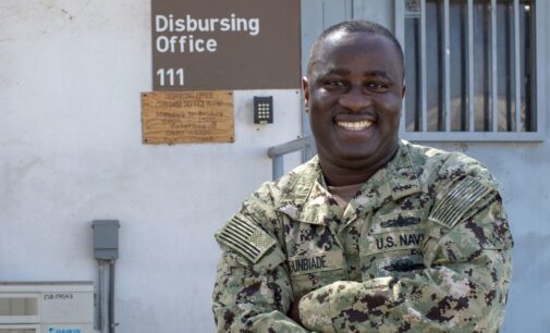 CLOSE-UP: Agunbiade, Nigerian-born US naval officer honoured for ‘100% accountability’