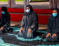 Heed the lessons of Sallah, Aisha Buhari tells Muslims