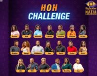 BBNaija Day 2: Housemates hold first Head of House challenge