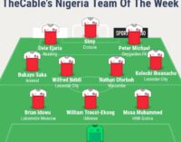 Iheanacho, Ndidi, Saka…TheCable’s team of the week
