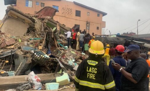 One killed, six rescued as three-story building collapses in Lagos