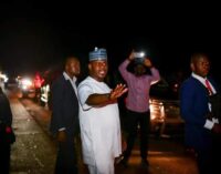 Yahaya Bello turns traffic warden on Lokoja-Abuja road after 2-day gridlock