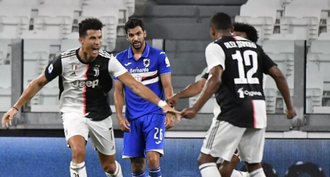 Ronaldo on 31 goals as Juventus clinch ninth consecutive Serie A title