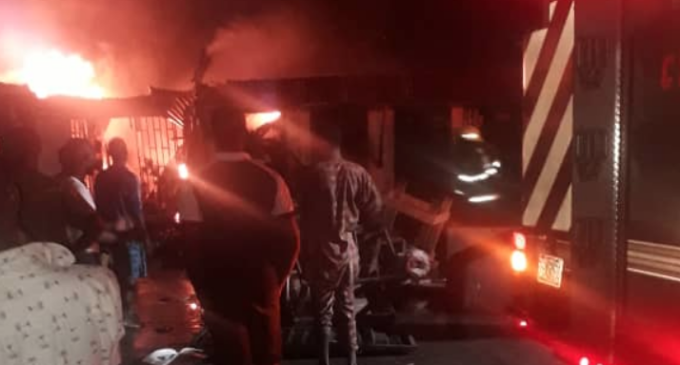 Shops destroyed as fire guts Ajao market in Lagos