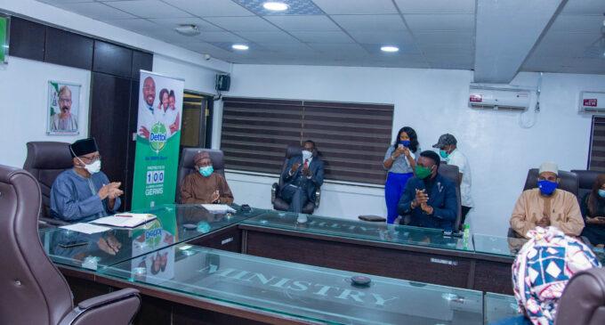 Dettol and JIK donate over 800,000 units of hygiene products to the federal ministry of health