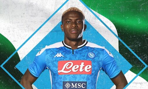 Osimhen completes £74m move to Napoli