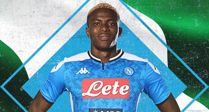 Osimhen completes £74m move to Napoli