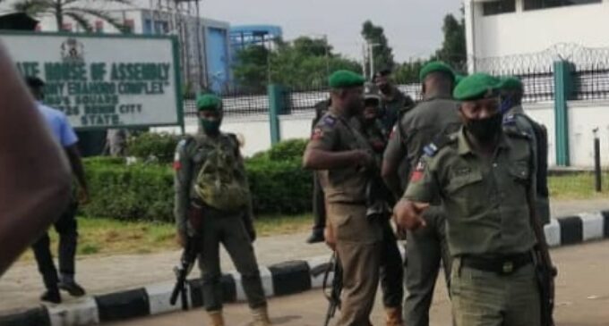 Police take over Edo assembly complex as tension heightens