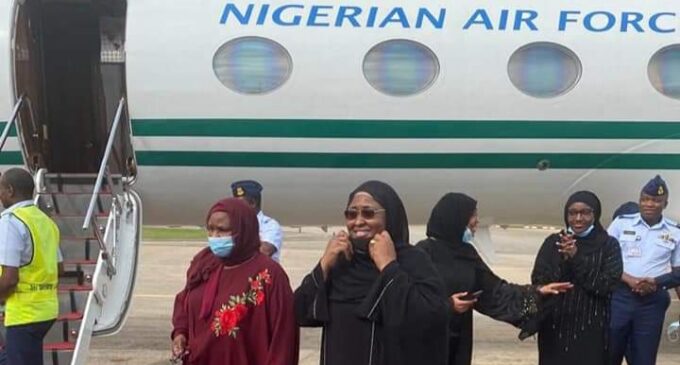 Aisha Buhari preaches against medical tourism — after treatment in Dubai