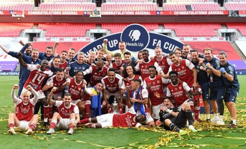 Aubameyang goals help Arsenal win FA Cup for record 14th time
