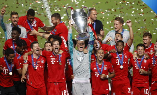 Bayern beat PSG to lift sixth UCL title