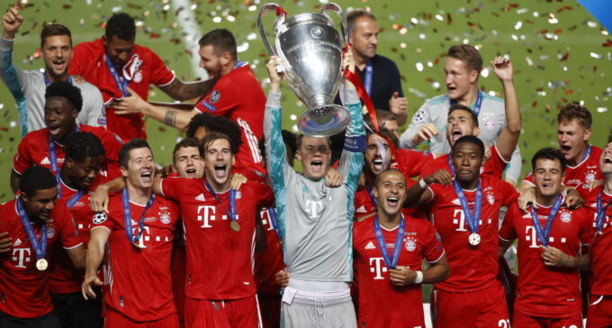 Bayern beat PSG to lift sixth UCL title