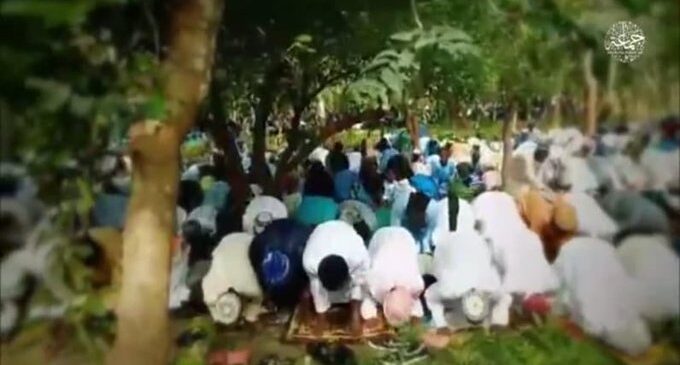 Boko Haram releases video of ‘members observing Eid prayer in Niger state’