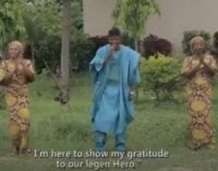 WATCH: ‘He’s our brave hero’ — Hausa singer dedicates song to Fani-Kayode over Zamfara visit