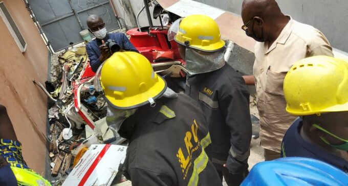 Two killed as helicopter crashes into residential building in Lagos