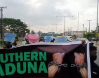 PHOTOS: Police disrupt protest against killings in Southern Kaduna