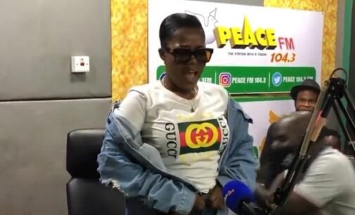 WATCH: Ghanaian singer nearly shows pubic hair as proof she’s not going grey