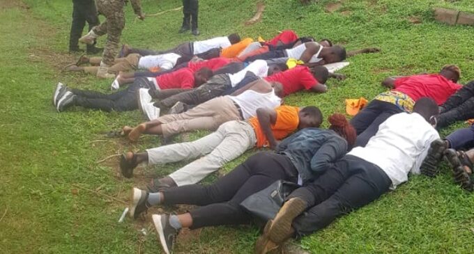 Security operatives disrupt #RevolutionNow protest, arrest 60 in Abuja