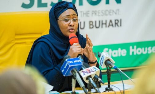 EXTRA: COVID-19 is a sign that God is not happy with us, says Aisha Buhari