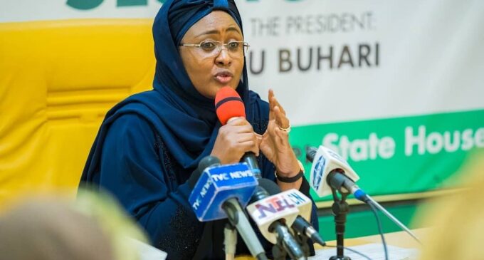 EXTRA: COVID-19 is a sign that God is not happy with us, says Aisha Buhari