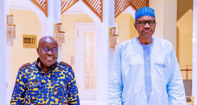 Buhari meets Akufo-Addo in Aso Rock amid protest by Nigerian traders in Ghana