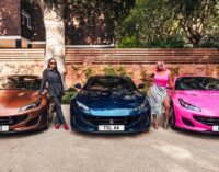 PHOTOS: Otedola buys customised Ferraris for his 3 daughters