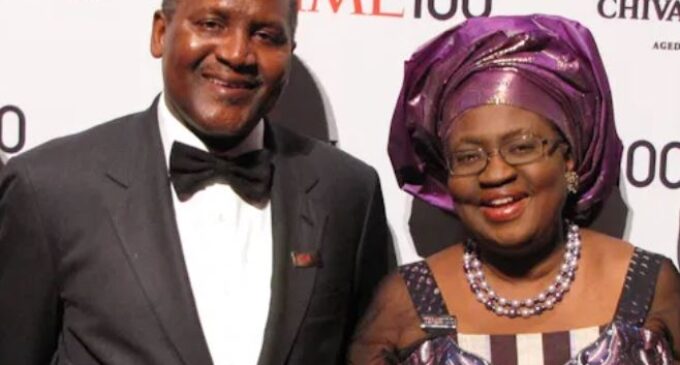 ICYMI: Dangote endorses Okonjo-Iweala for WTO DG job