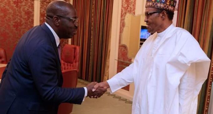 Buhari congratulates Obaseki, says he’s committed to credible elections