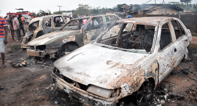 PHOTOS: The cars, buildings destroyed by Lagos gas explosion